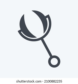 Icon Shaker Toy 2 - Glyph Style - Simple illustration,Design template vector, Good for prints, posters, advertisements, announcements, info graphics, etc.