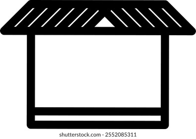 icon in the shape of a buying and selling shop