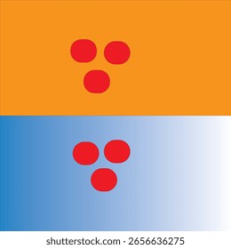 Diseño de forma de icono redondo natural