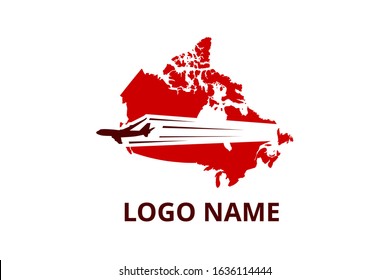 icon shape of plane fly in the sky with cloud logo design idea concept for travel, sport, adventure journey, education aviation company. flight over america. 