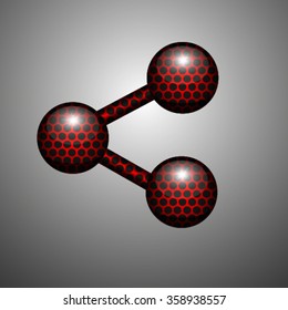 Icon share, connect.