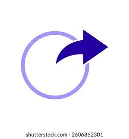 Icon a share, isolated against a clean background.