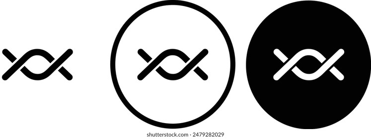 icon Share near black outline for web site design 
and mobile dark mode apps 
Vector illustration on a white background