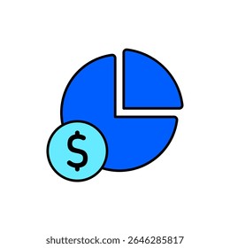 Icon a shares, isolated against a clean background.