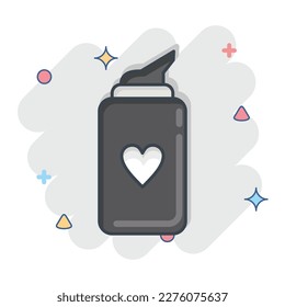 Icon Shaving Cream. related to Barbershop symbol. Beauty Saloon. simple illustration