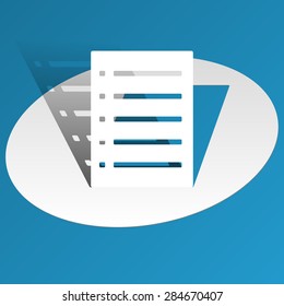 icon sheet of paper