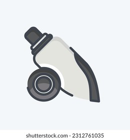 Icon Shellfish. related to Hawaii symbol. doodle style. simple design editable. vector