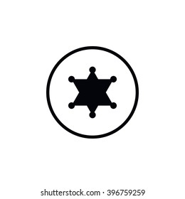 Icon icon sheriff (police).