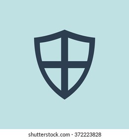 Icon of Shield. EPS-10.