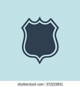 Icon of Shield. EPS-10.