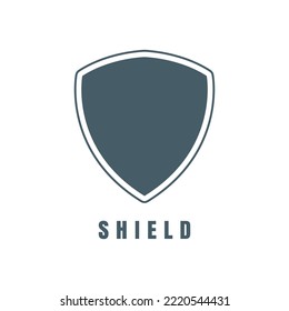 icon shield. shield illustration vector