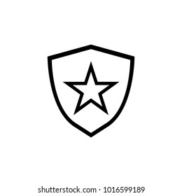 icon shield mark design 