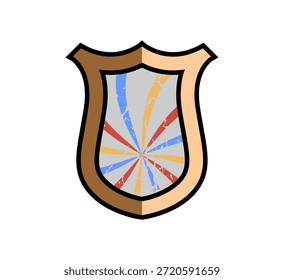Symbol Schild modernes Element retro 003
