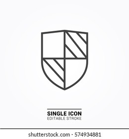 Icon shield Single Icon Graphic Design