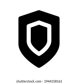 Icon Shield With Style Glyph 