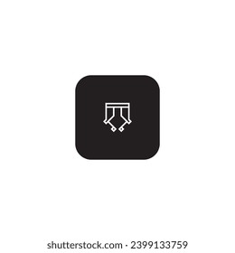 icon shild modern, simple, abstract