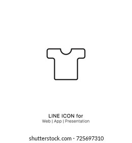 Icon shirts graphic design single icon vector