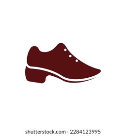 Icon shoe logo concept vector sneaker template shoes shop design