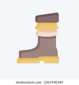 Icon Shoes. related to Indigenous People symbol. flat style. simple design editable. simple illustration