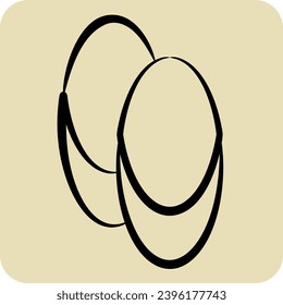 Icon Shoes. related to Theatre Gradient symbol. hand drawn style. simple design editable. simple illustration