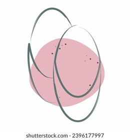 Icon Shoes. related to Theatre Gradient symbol. Color Spot Style. simple design editable. simple illustration