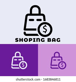 Icon-Einkaufstasche mit Styling