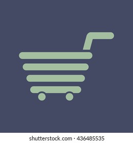 Icon of Shopping Cart. Eps-10.