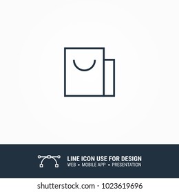 icon shopping handbag