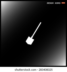 icon shovel. icon. vector design