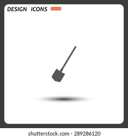 icon shovel. icon. vector design
