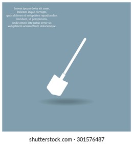 icon shovel. icon. vector design