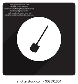 icon shovel. icon. vector design