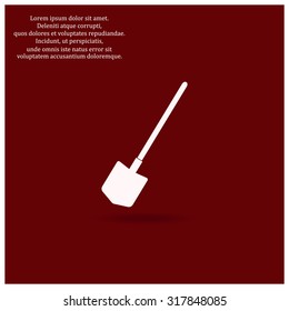 icon shovel. icon. vector design