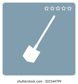 icon shovel. icon. vector design