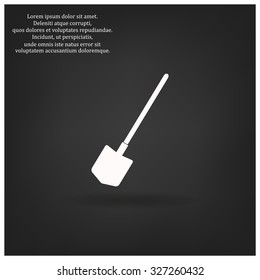 icon shovel. icon. vector design