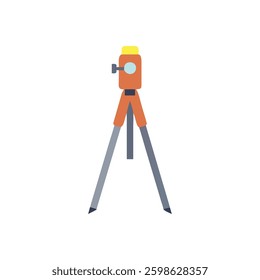 Icon showcasing a surveying stick emphasizing field work.