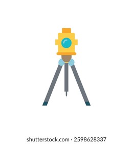 Icon showcasing a surveyor compass emphasizing angle measurement.