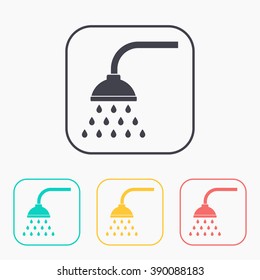 icon of shower color set