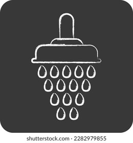 Icono Shower. relacionado con el símbolo Eid Al Fitr. islámico. ramadhan. ilustración simple