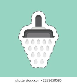 Icon Shower. related to Eid Al Fitr symbol. islamic. ramadhan. simple illustration