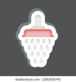 Icono Shower. relacionado con el símbolo Eid Al Fitr. islámico. ramadhan. ilustración simple