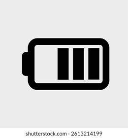 An icon showing battery level or charge status.