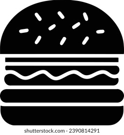 An icon showing a big burger.