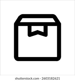 Icon showing a box with a product inside.