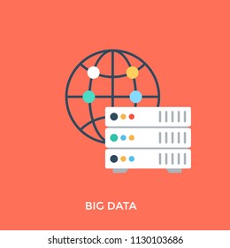 
An icon showing cloud storage for big data to access it from anywhere, anytime around the globe.
