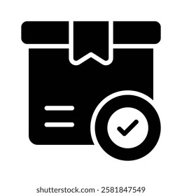 Icon showing confirmation of order completion
