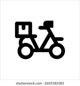 Icon showing a food delivery service.