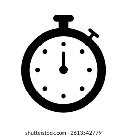 Icon showing a stopwatch for precise time measurement