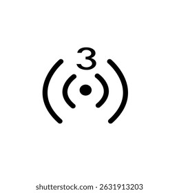 Icono que muestra tres dispositivos conectados a wifi