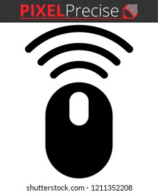 Icon shows a computer mouse. Pixel precise design. Suitable for all devices, SEO, SMM, UX. Perfect for use in presentations, analytical reports, branding. Use it on any surface